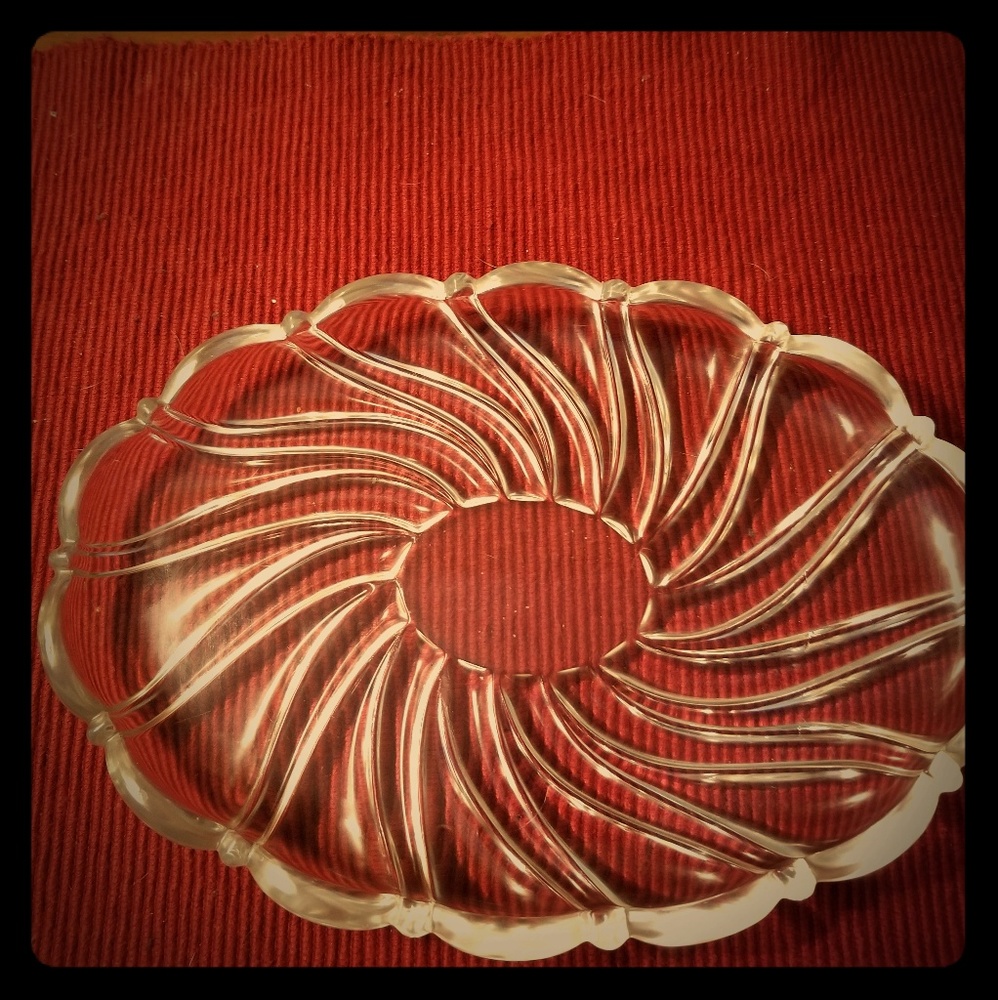 Vintage Mikasa  CrystalVanity Tray